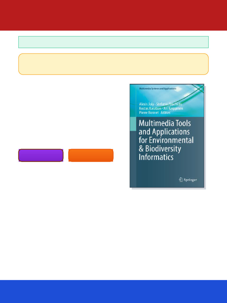 Multimedia Tools and Applications for Environmental Biodiversity ...