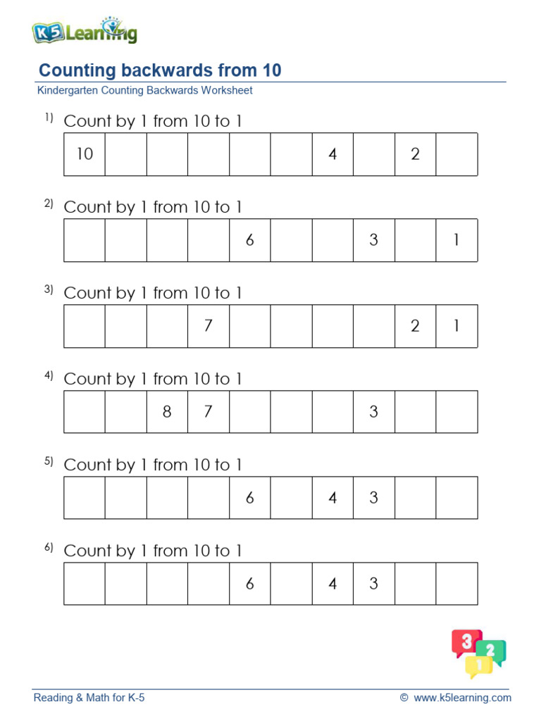 Counting Backwards c | PDF