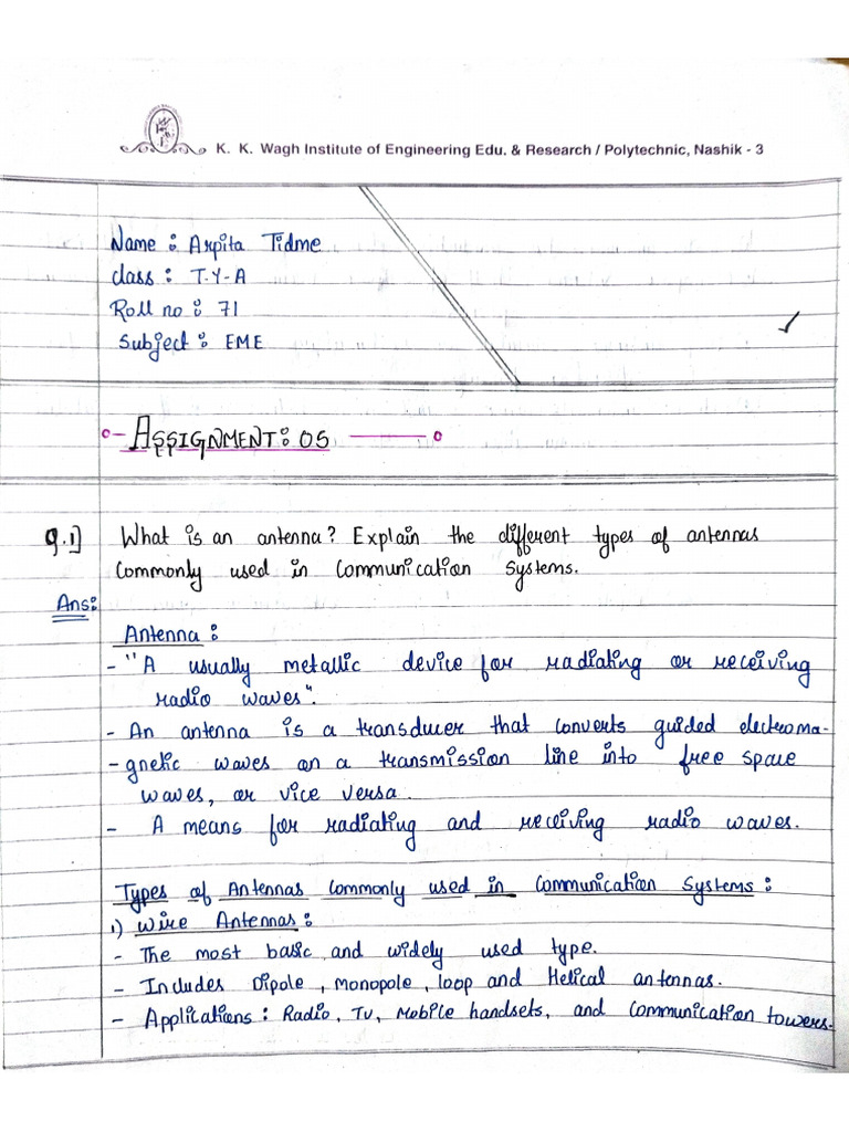 Eme 5 Assignment | PDF