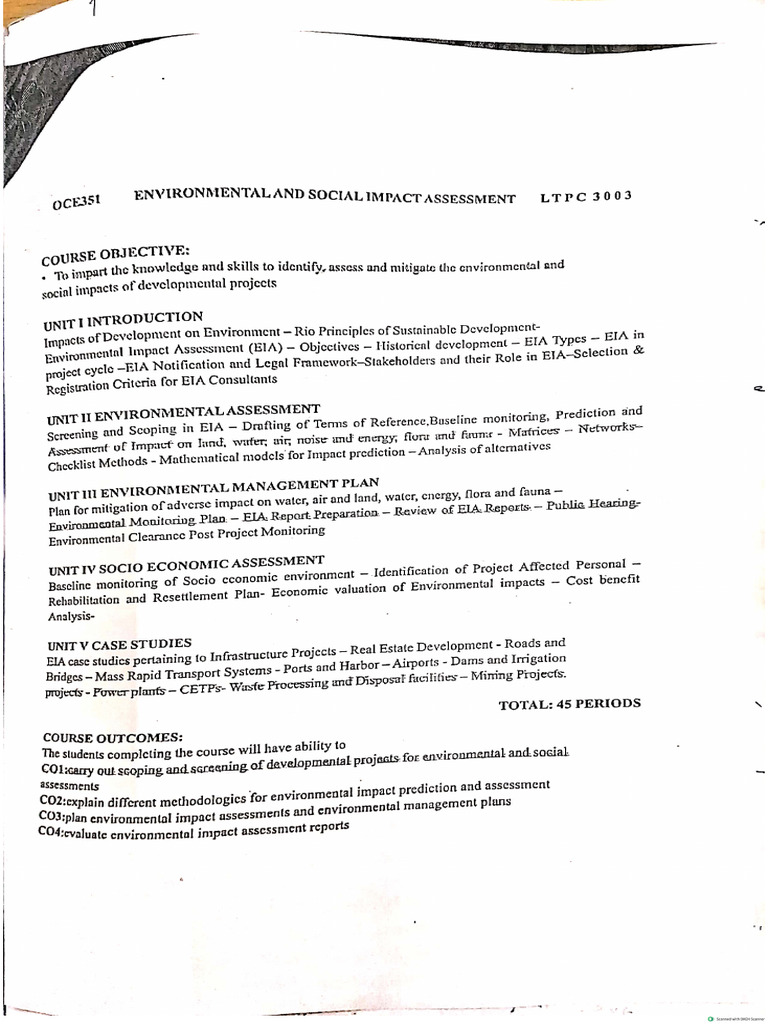 Eia Unit 1 | PDF