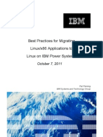 Best Practices For Migrating Linux/x86 Applications To Linux On IBM Power Systems