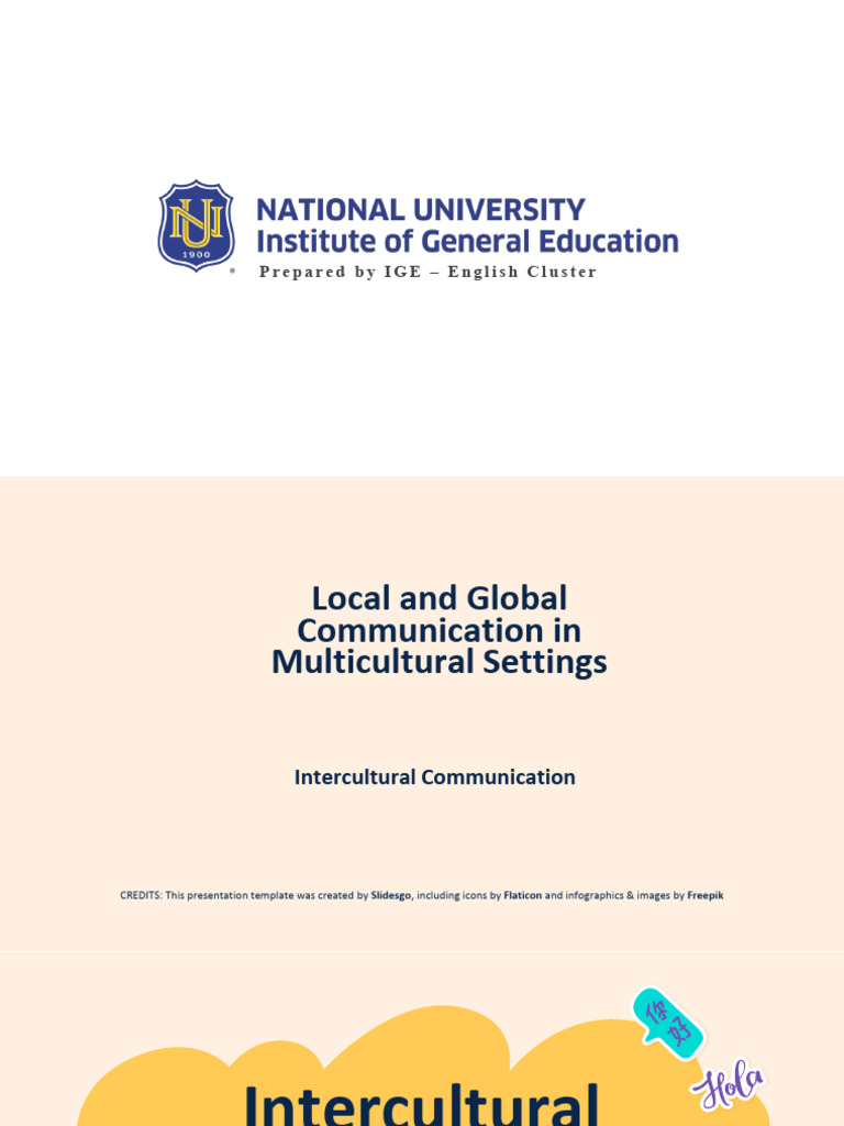 Intercultural Communication Insights | PDF | Nonverbal Communication ...