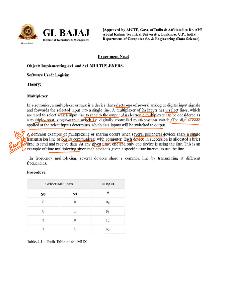 Experiment 4 | PDF