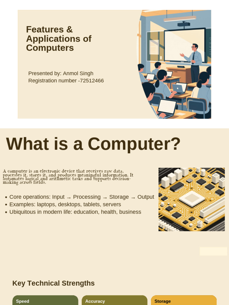 Features and Applications of Computers | PDF | Automation | Simulation