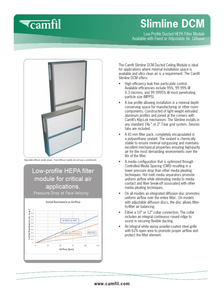 Low Profile HEPA Filter Module | PDF | Mechanical Engineering