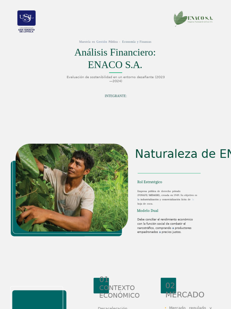 Análisis Financiero de ENACO S.A. 2023-2024 | PDF | Rentabilidad sobre ...