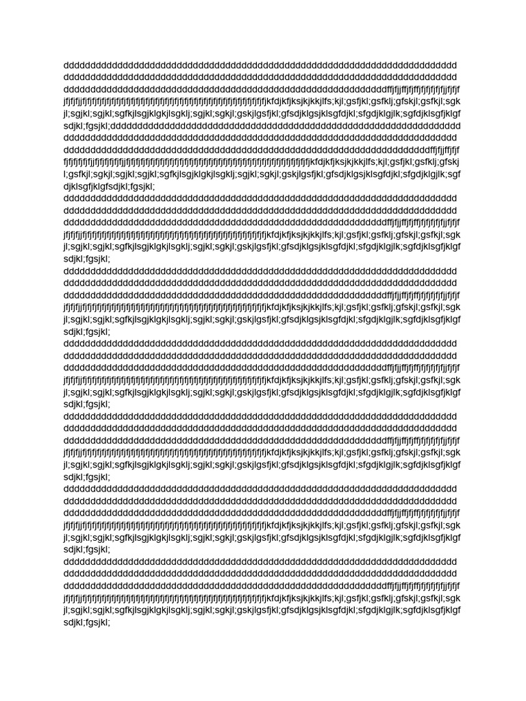 Document with Repeated Content | PDF