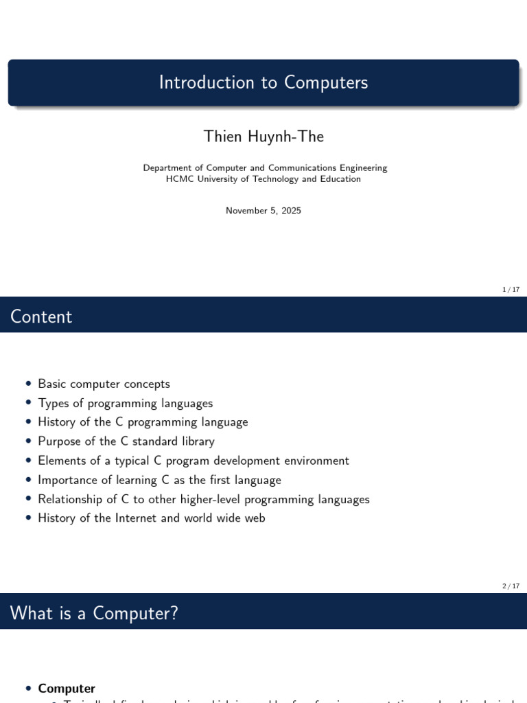Lecture 01 | PDF | Computer Programming | Programming