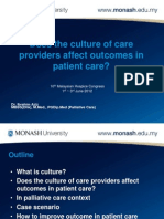 Care Providers Culture - DR Ibrahim Aziz