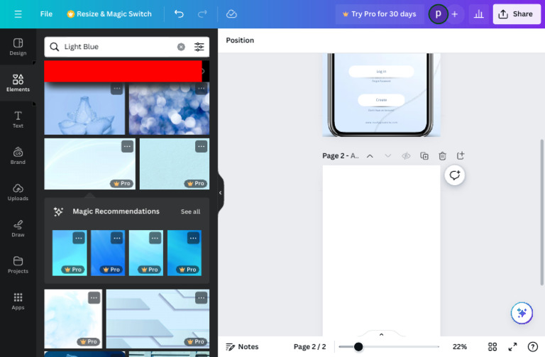 Blue and White Simple IU UX Design App - Your Story | PDF