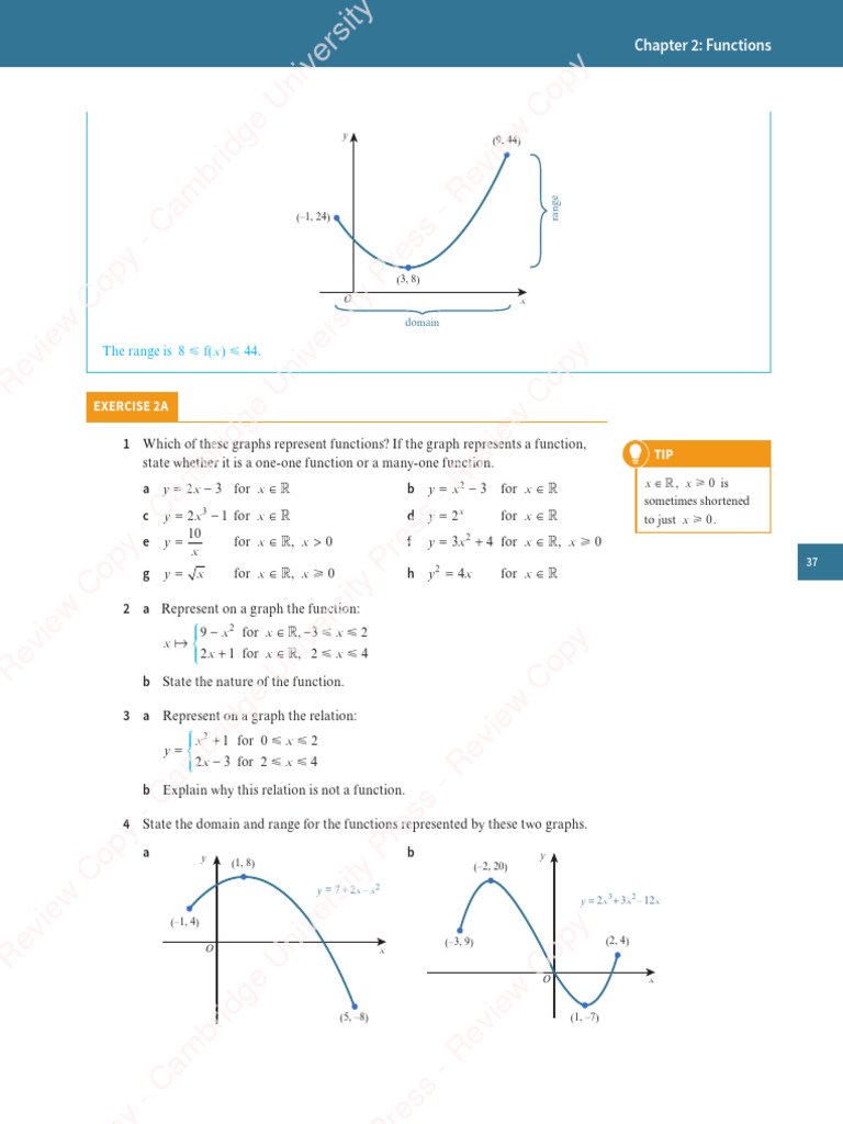 Function Analysis and Graphing Exercises | PDF