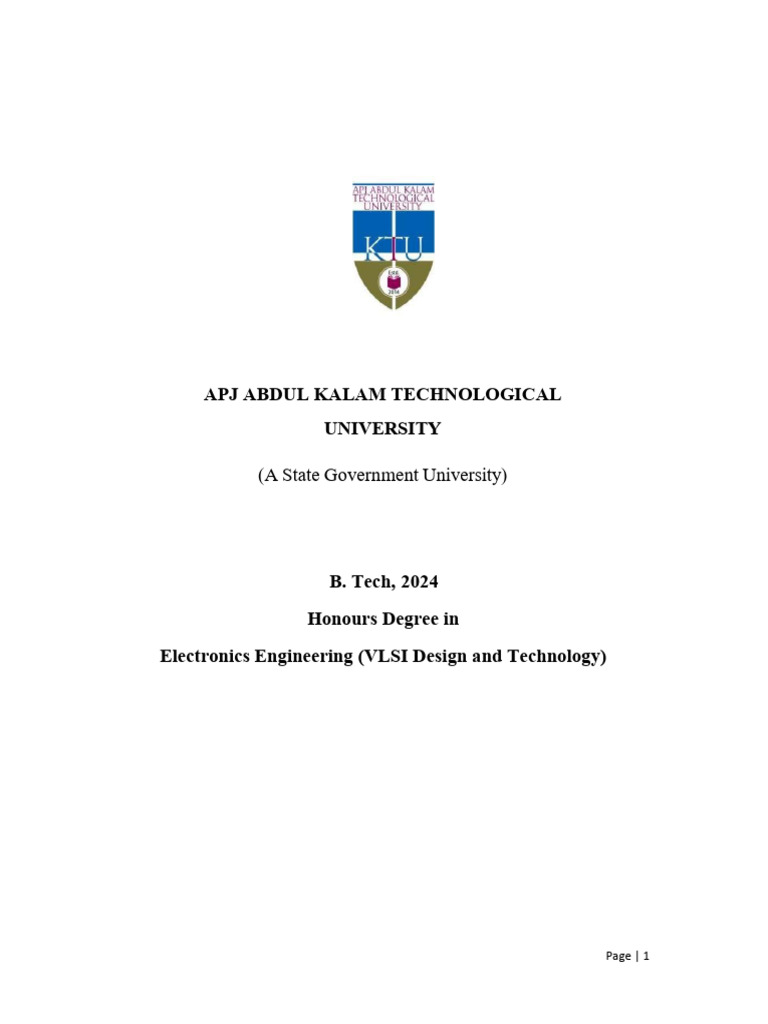 VLSI Design & Technology Curriculum | PDF | System On A Chip | Mosfet