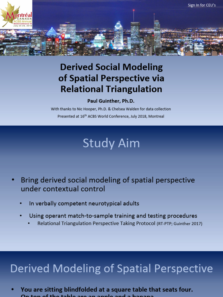 11. Social Modeling as Derived Perspective Taking via Relational ...