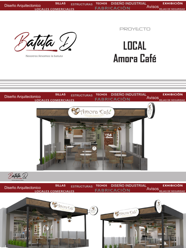 Local Amora Café - Agosto26 | PDF | Diseño | Innovación