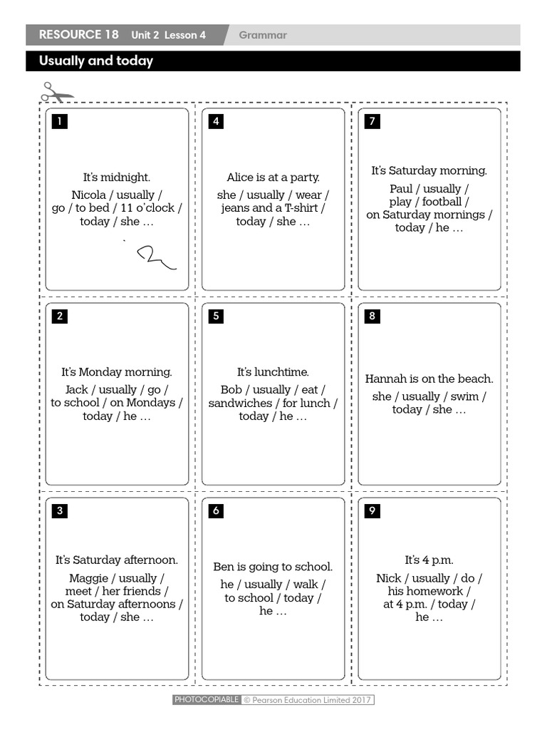 Daily Routines and Exceptions | PDF