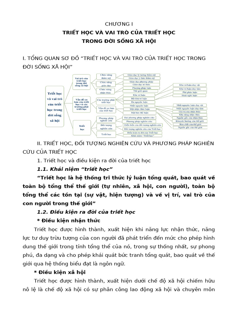 De Cuong Triet Hoc | PDF