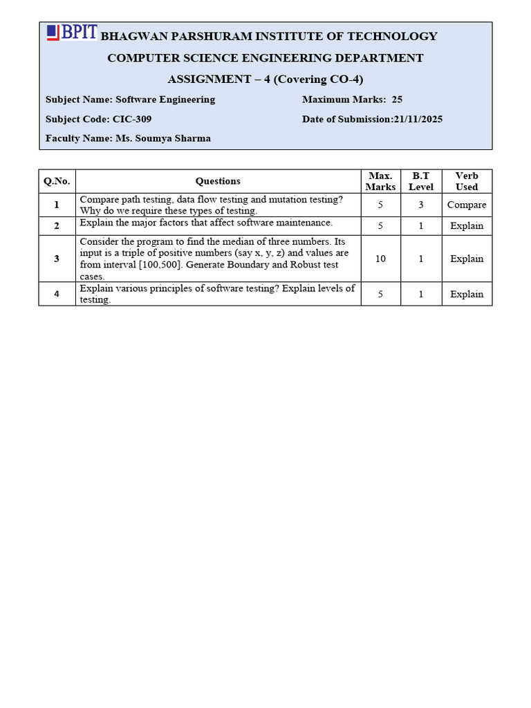 Software Testing Techniques and Principles | PDF