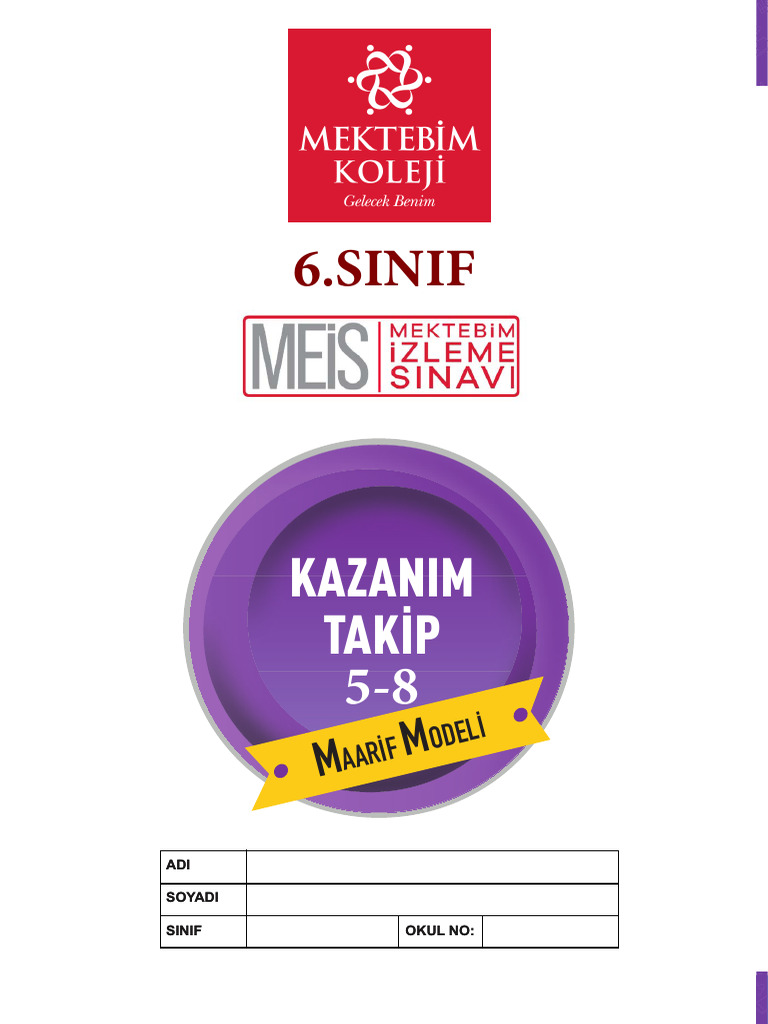 6.sınıf Meis 5-8 | PDF