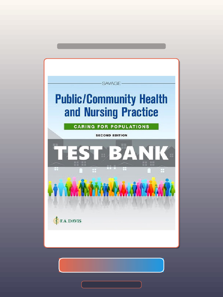 Public Community Health and Nursing Practice 2 Ed Savage Ebook and ...