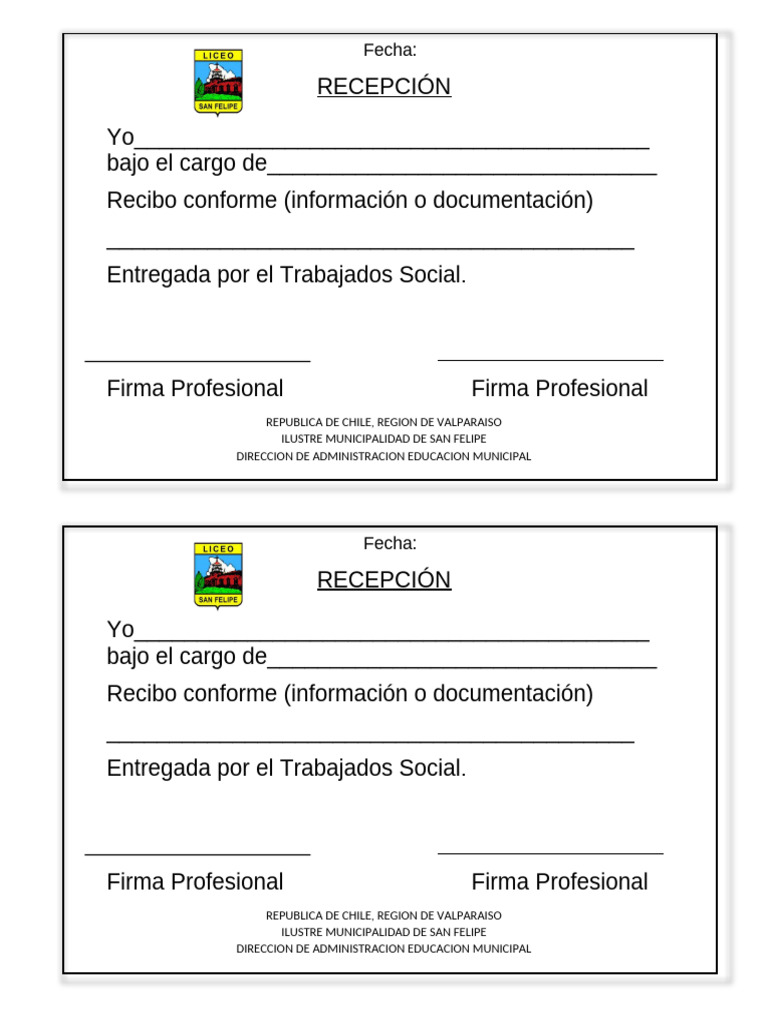 Recepcion | PDF