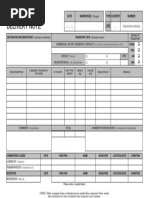 CMR Transport Document Template | PDF | Services (Economics) | Transport