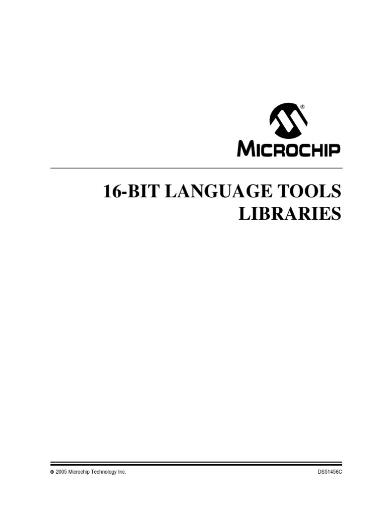 16bit Language Tool Libraries 51456c | PDF