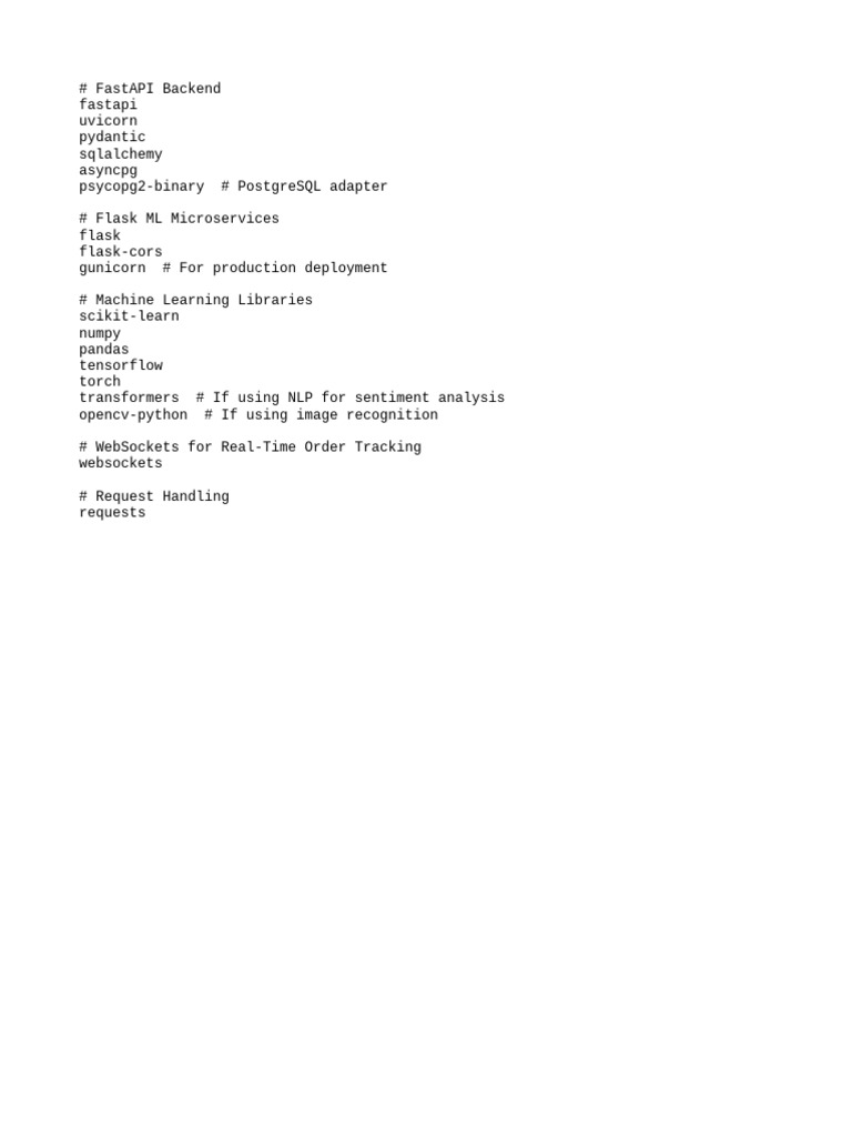FastAPI & Flask for ML Microservices | PDF