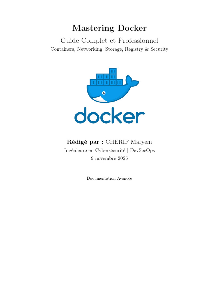 Guide Complet sur Docker Avancé | PDF | Architecture (Informatique ...