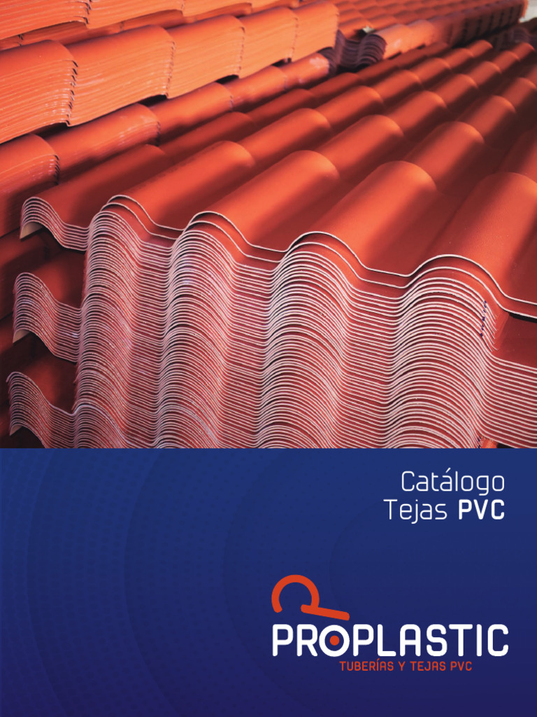 Catalogo Tejas PVC | PDF | Tubería (transporte de fluidos) | Ingeniería ...