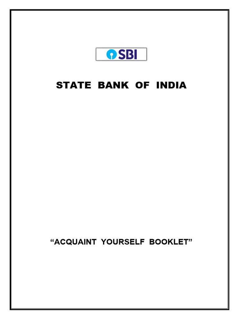 SBI Circle Based Officers Exam Guide | PDF | English Language | Login