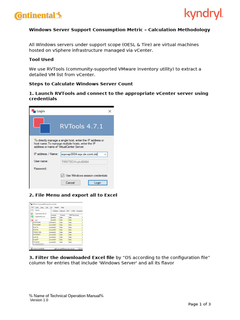 Calculate Windows Server Support Metrics | PDF