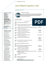 East Midlands Speakers Club Programme 130 11th June 2012