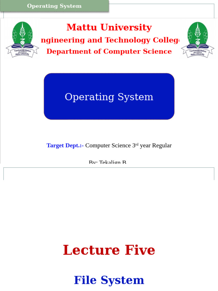 File System Concepts in Operating Systems | PDF | Backup | File System