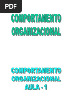 COMPORTAMENTO ORGANIZACIONAL-FINANÇAS