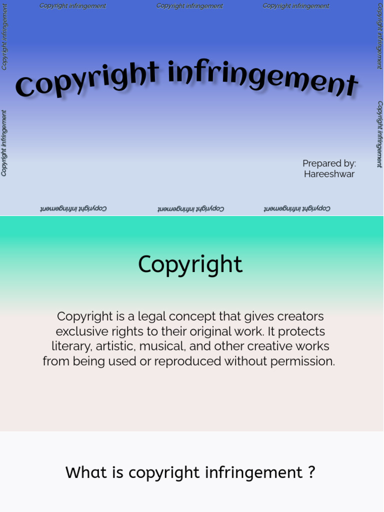 Slidesgo Protecting Intellectual Property Understanding Copyright ...
