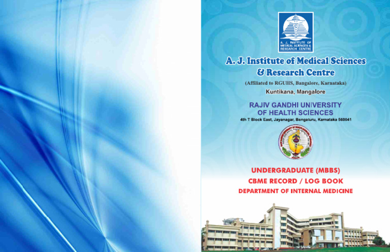 Final Ug Cbme Log Book Coverpage | PDF