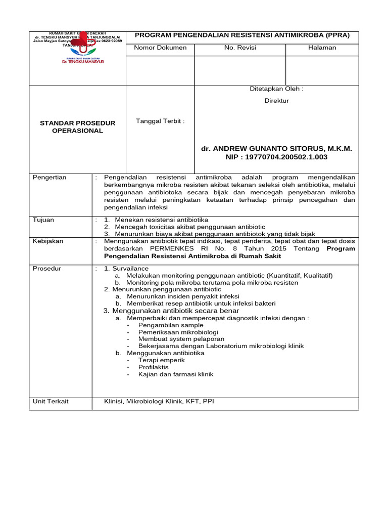 Pkpo 8 Sop Ppra | PDF