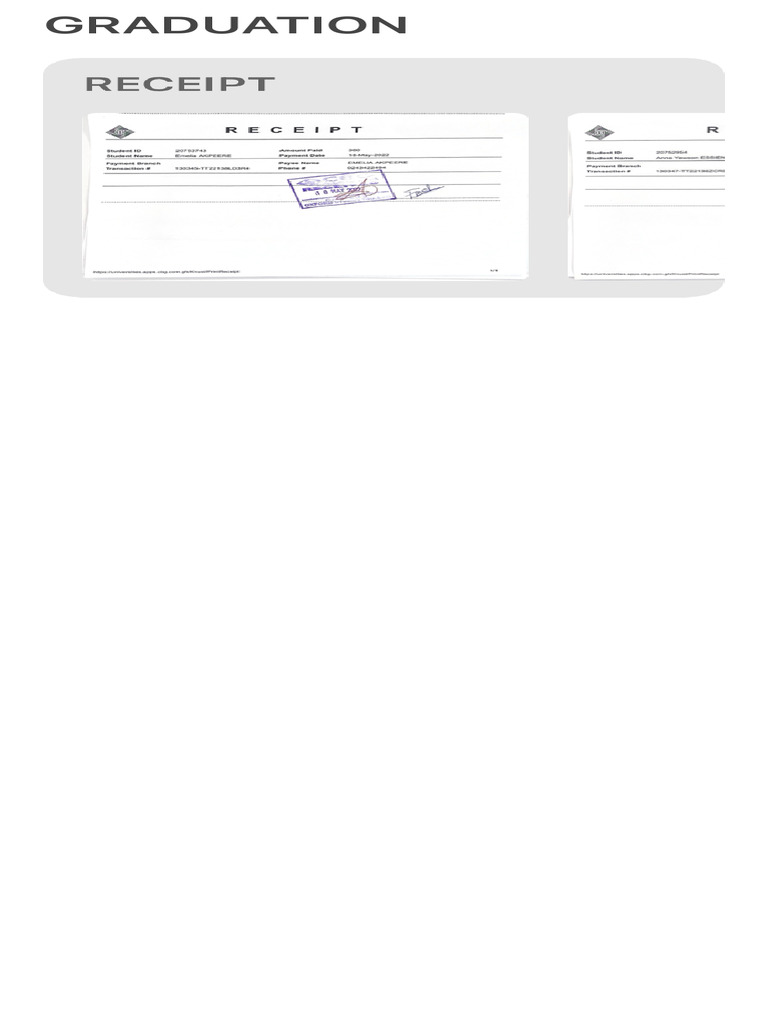 Graduation | PDF