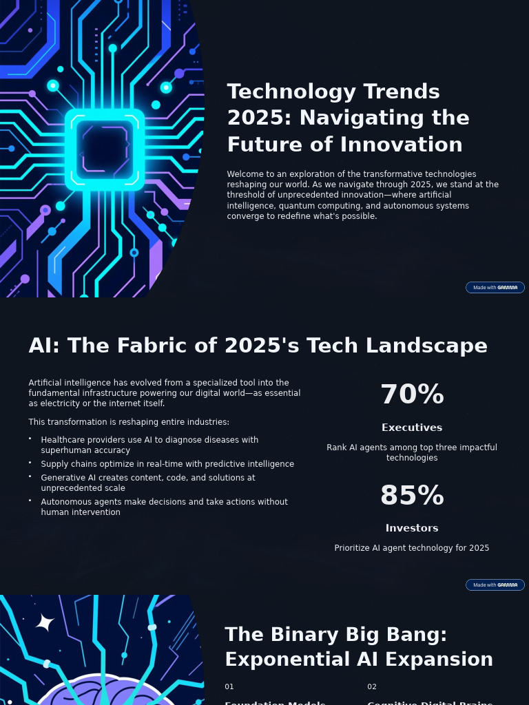 2025 Technology Trends: AI & Innovation | PDF | Artificial Intelligence ...