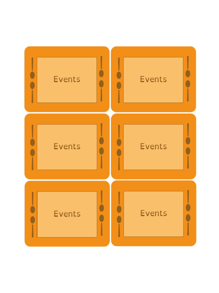 Event Cards for Print | PDF | Health Care