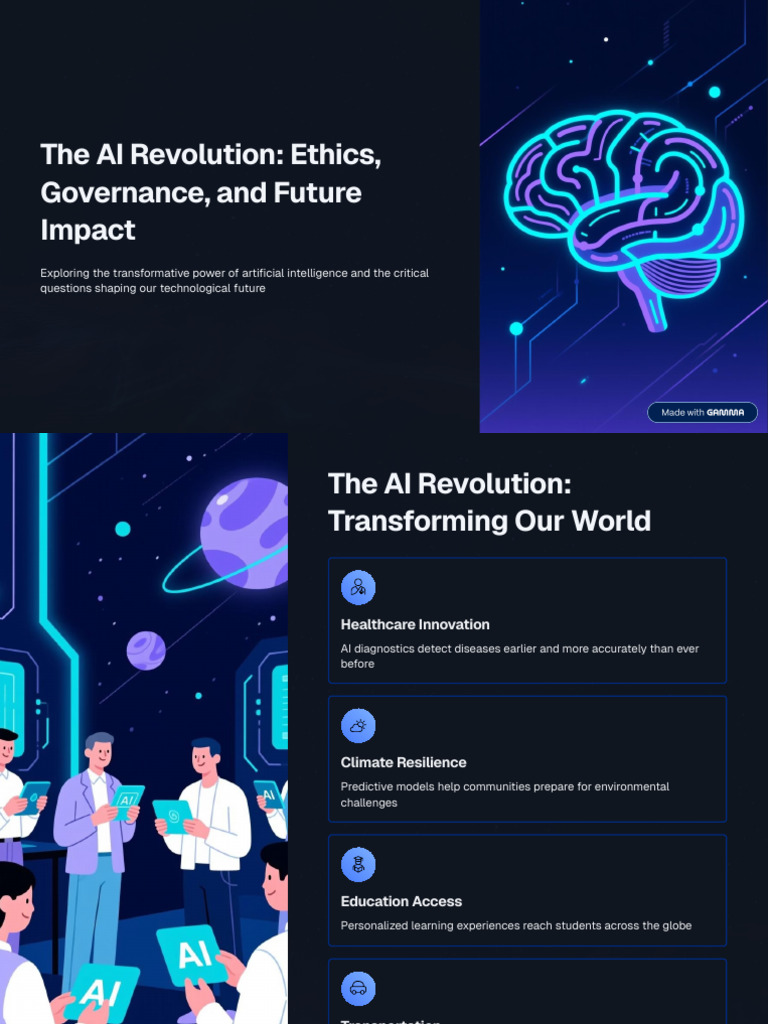 AI Ethics and Governance for a Sustainable Future | PDF | Artificial ...