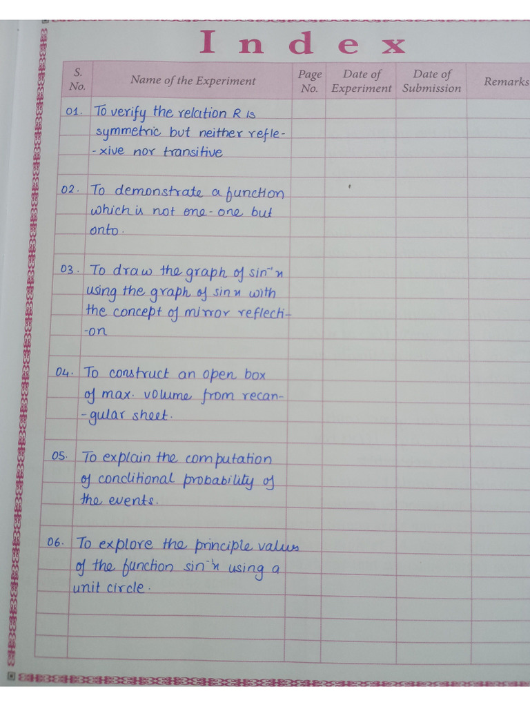 Maths Final Practical | PDF