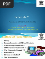 Schedule Y, MK Sharma