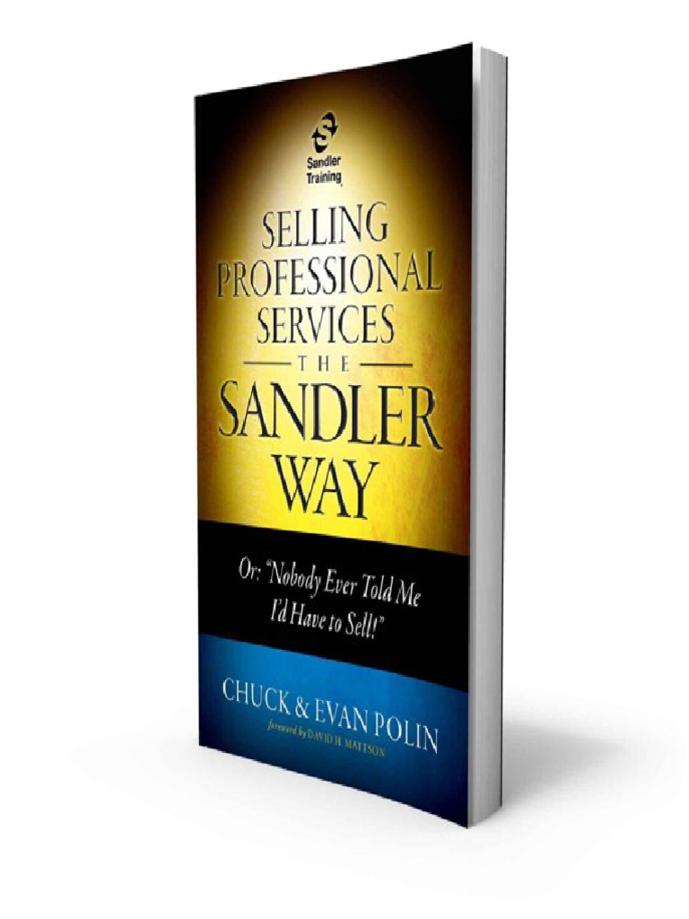 Selling Services with Sandler Techniques | PDF | Self Esteem | Goal