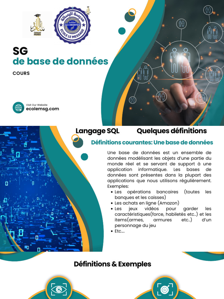 Introduction aux bases de données et SGBD | PDF | Bases de données | MySQL