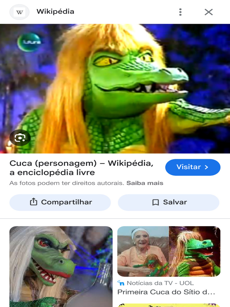 Cuca: Personagem do Sítio do Picapau Amarelo | PDF