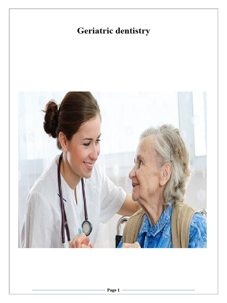 Geriatrics in Conservative Dentistry | PDF | Human Tooth | Dentin