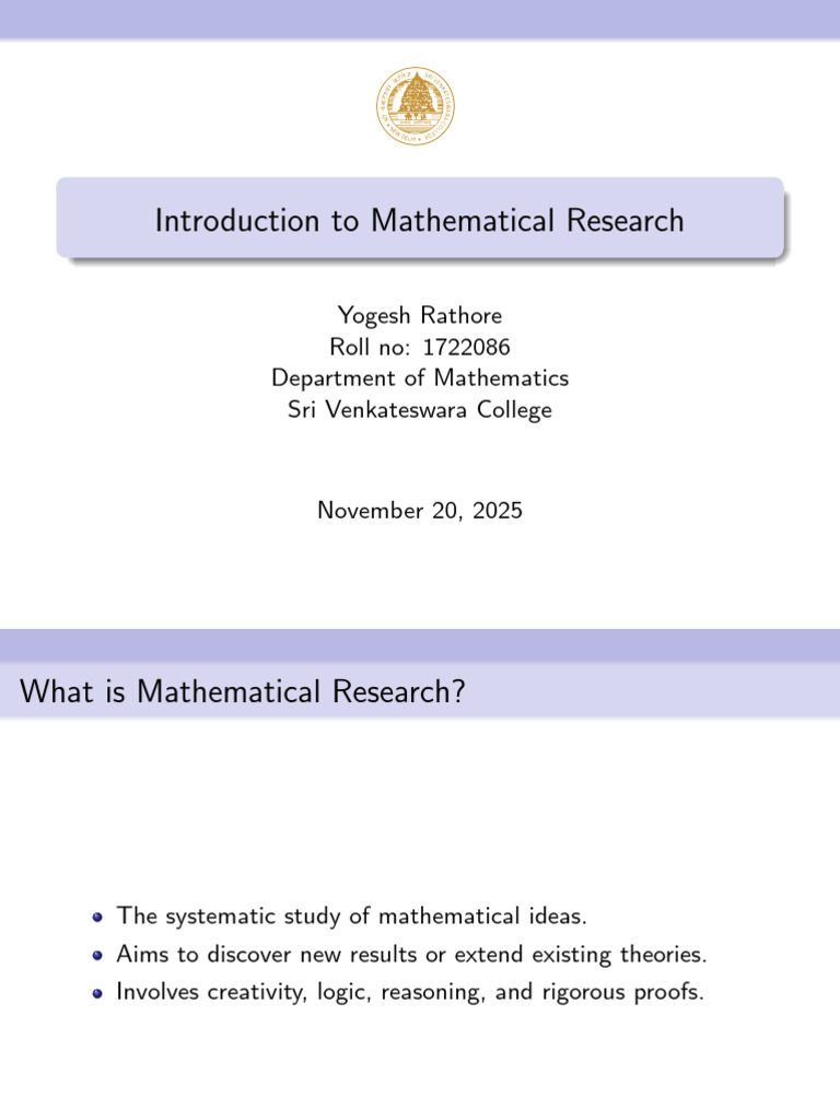 RM_PPT-1 | PDF | Mathematics | Mathematical Proof
