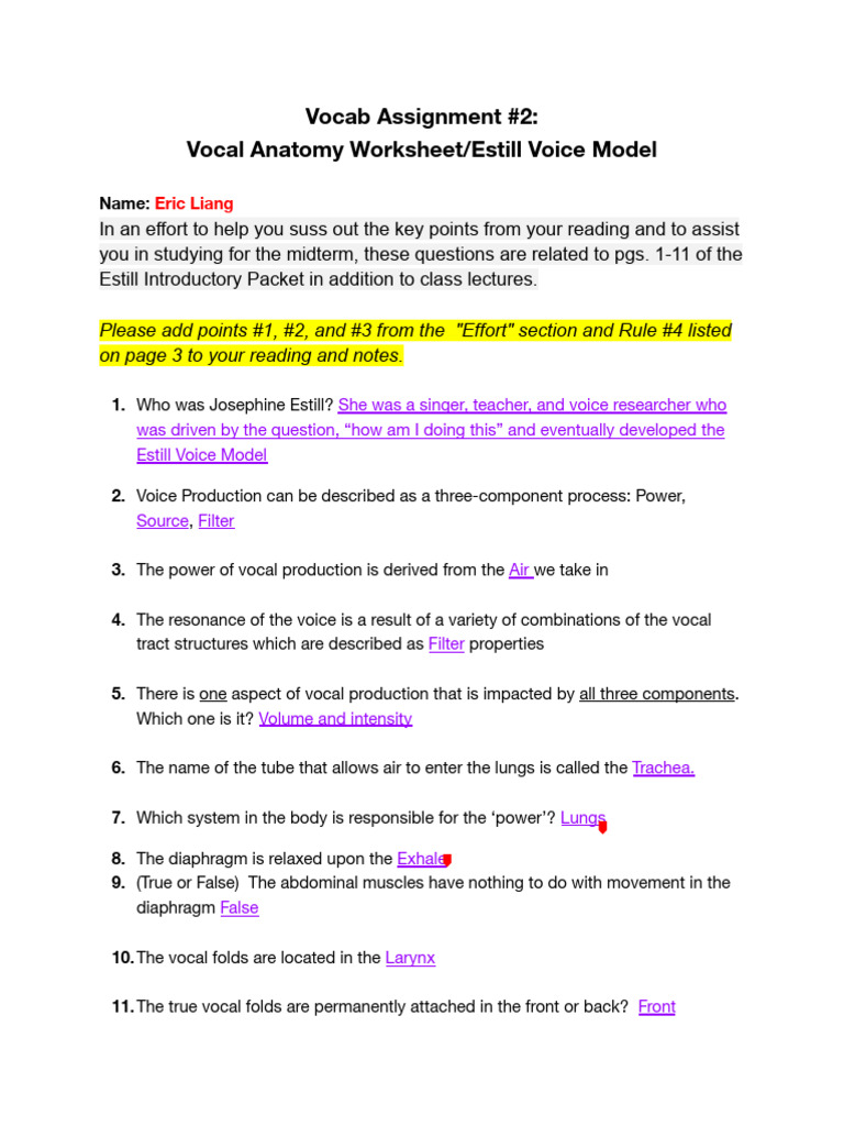 Vocal Anatomy and Estill Voice Model Guide | PDF | Human Voice | Larynx