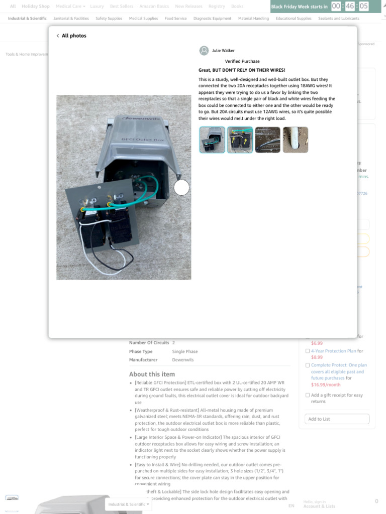 DEWENWILS Waterproof GFCI Outlet Box | PDF | Ac Power Plugs And Sockets ...